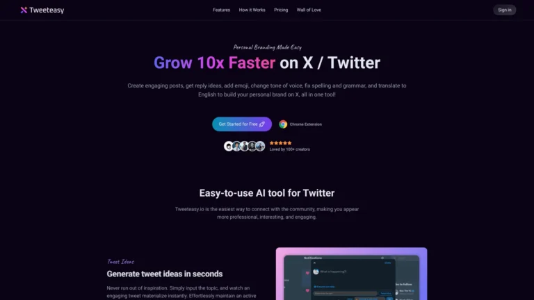 Trending Tweeteasy AI Tool Review