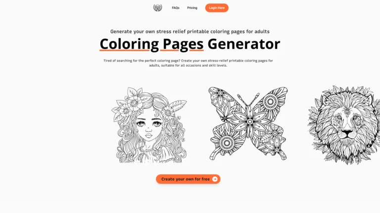 Advanced Coloring Pages Pro AI Tool Review