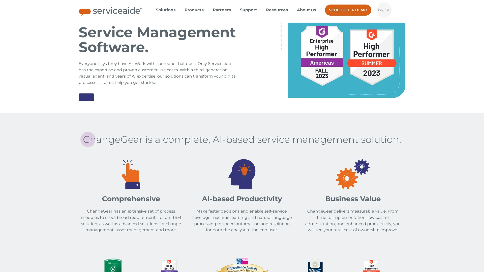 Serviceaide logo