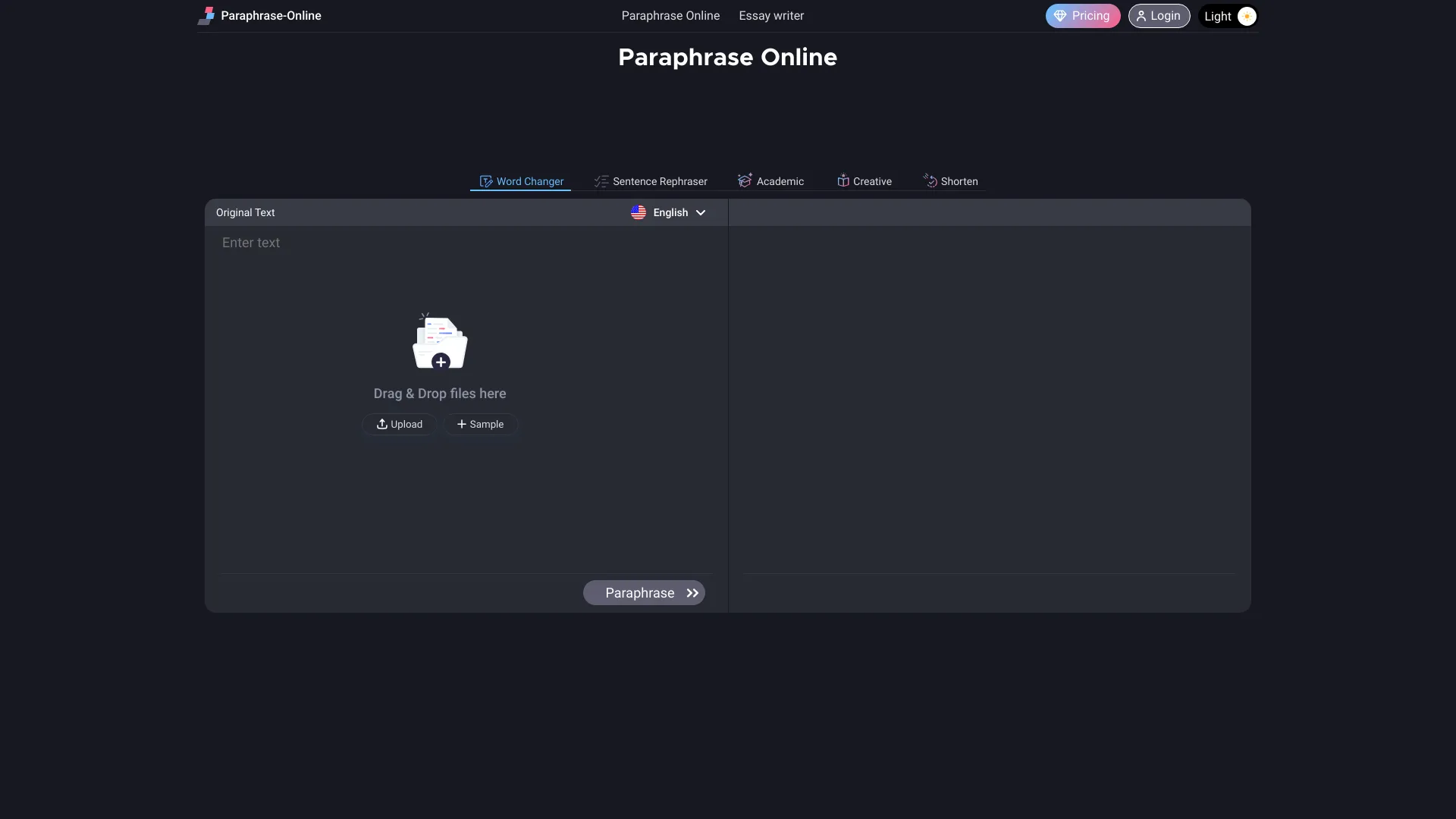 Paraphrase Online logo