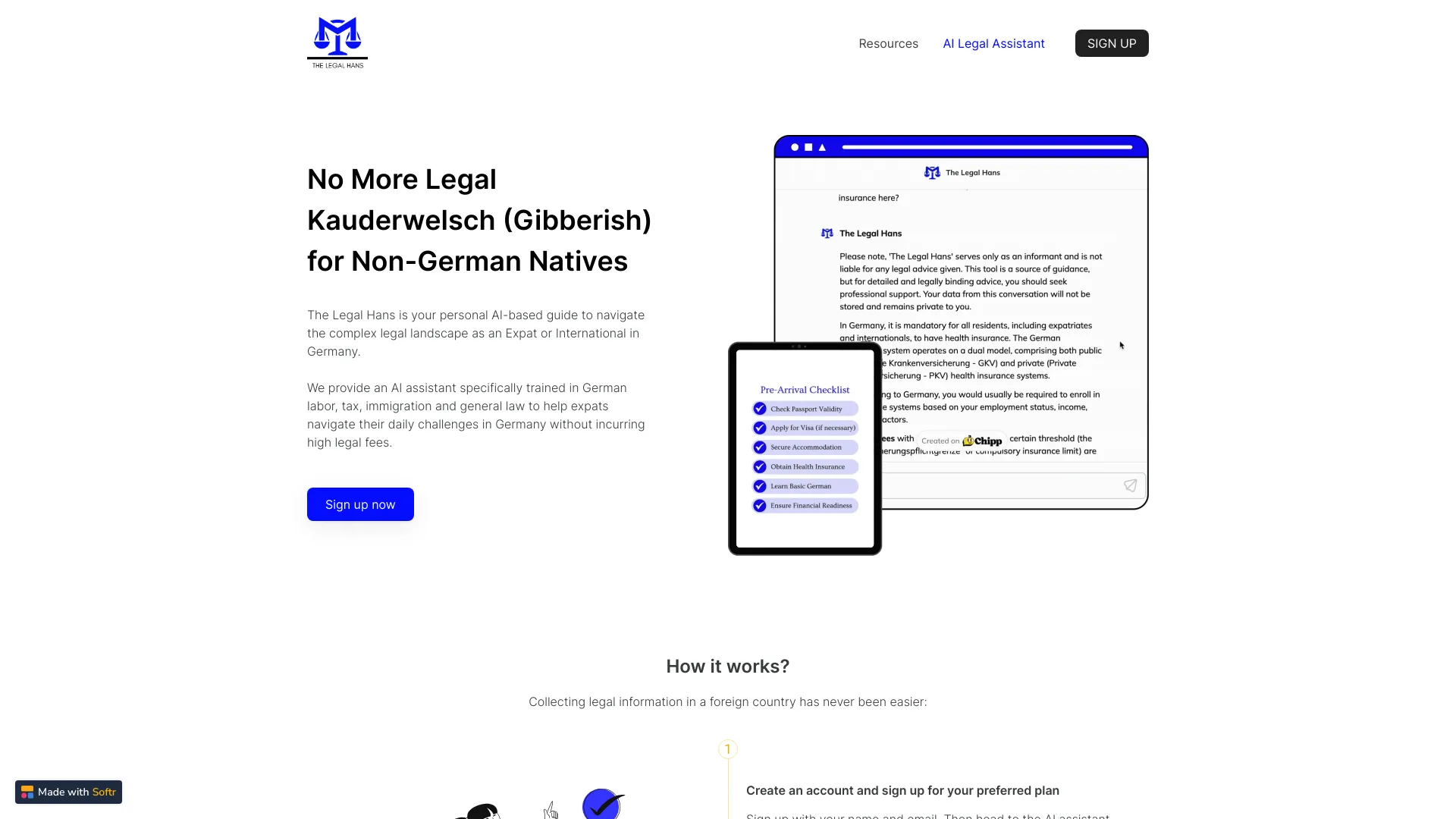 AI Legal Assistant for Expats in Germany logo