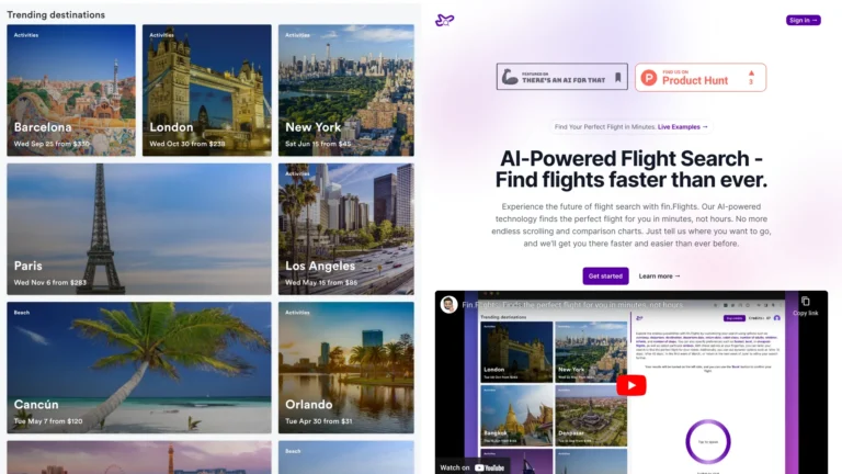 Popular Fin.flights AI Tool Review