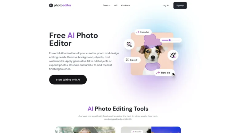 Free Photoeditor.ai AI Tool Review