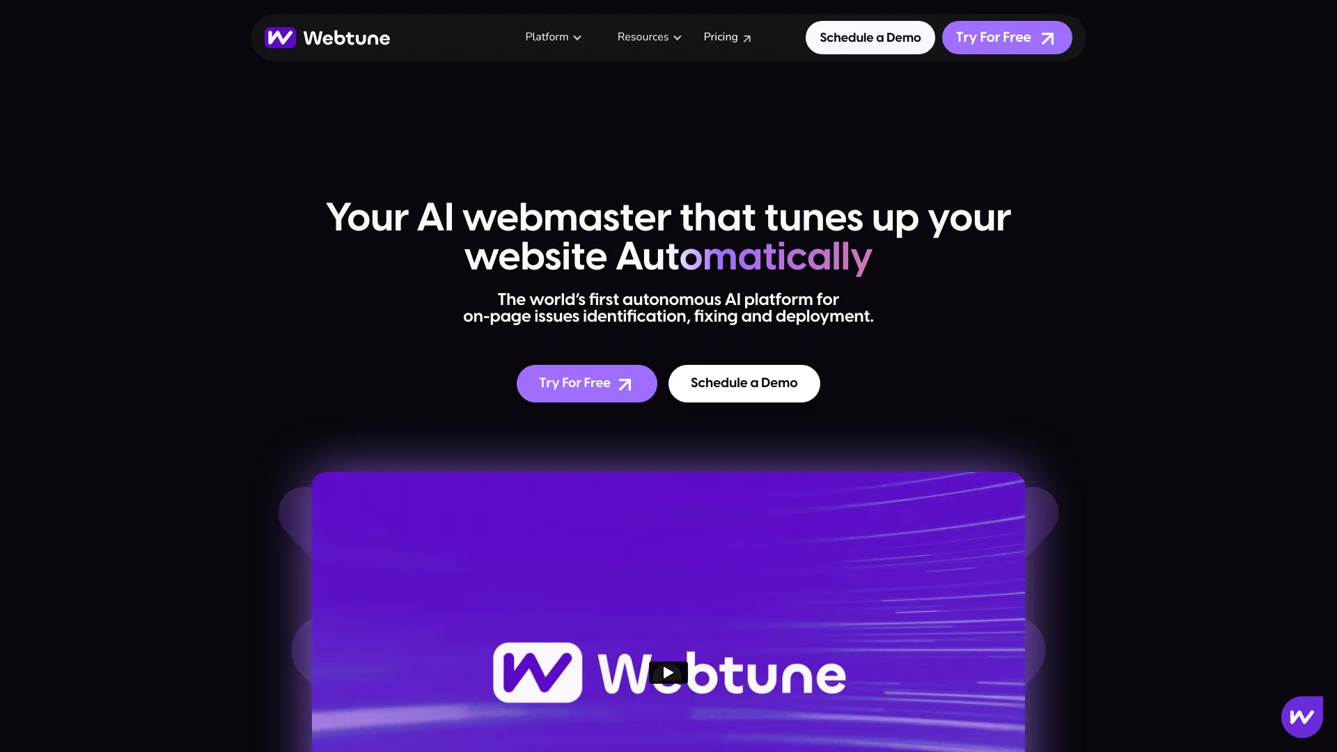 Webtune AI logo