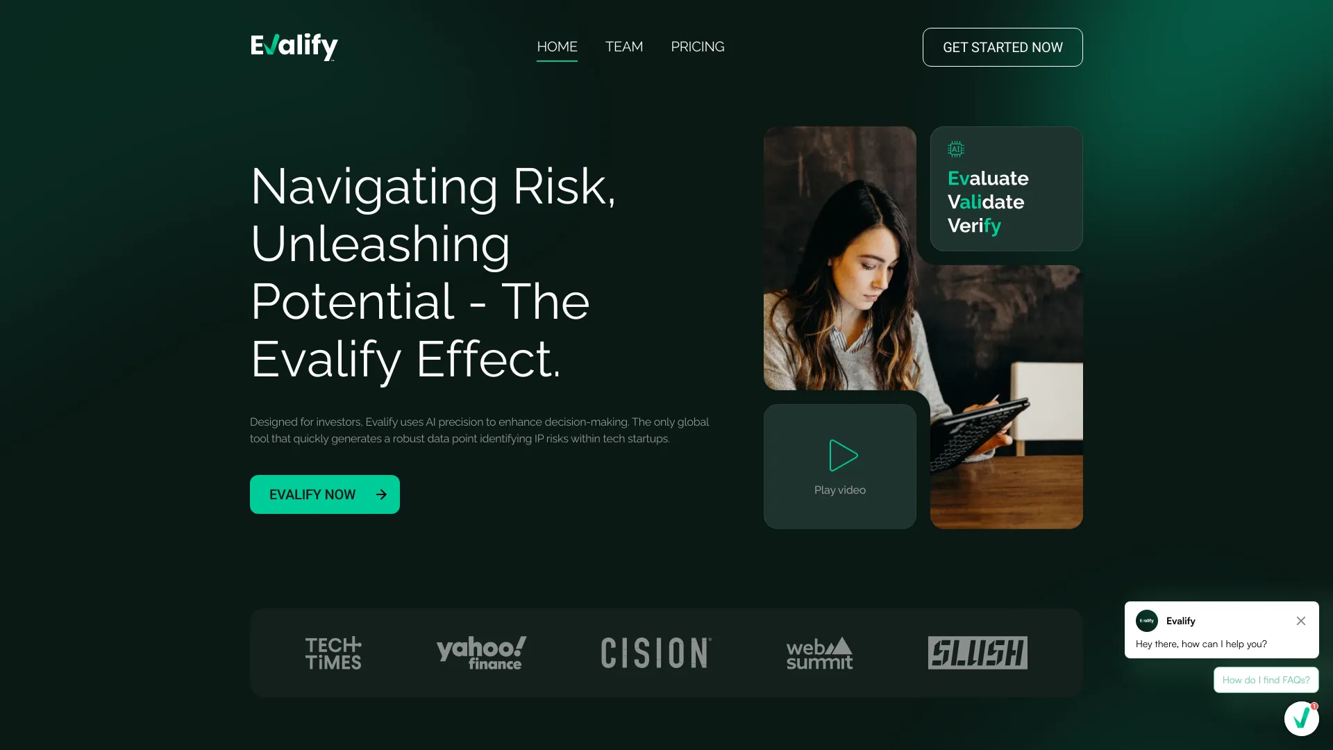 Evalify logo