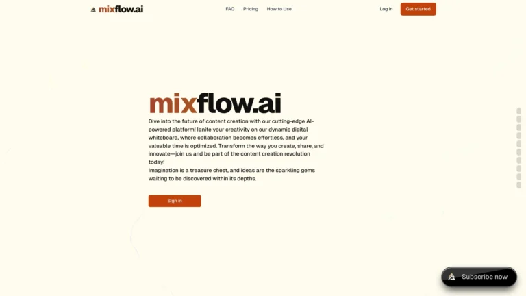 Powerful Mixflow.ai AI Tool Review
