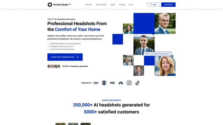 Free Portrait Studio Pro AI Tool Review