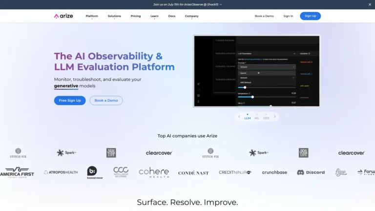 Advanced Arize AI AI Tool Review