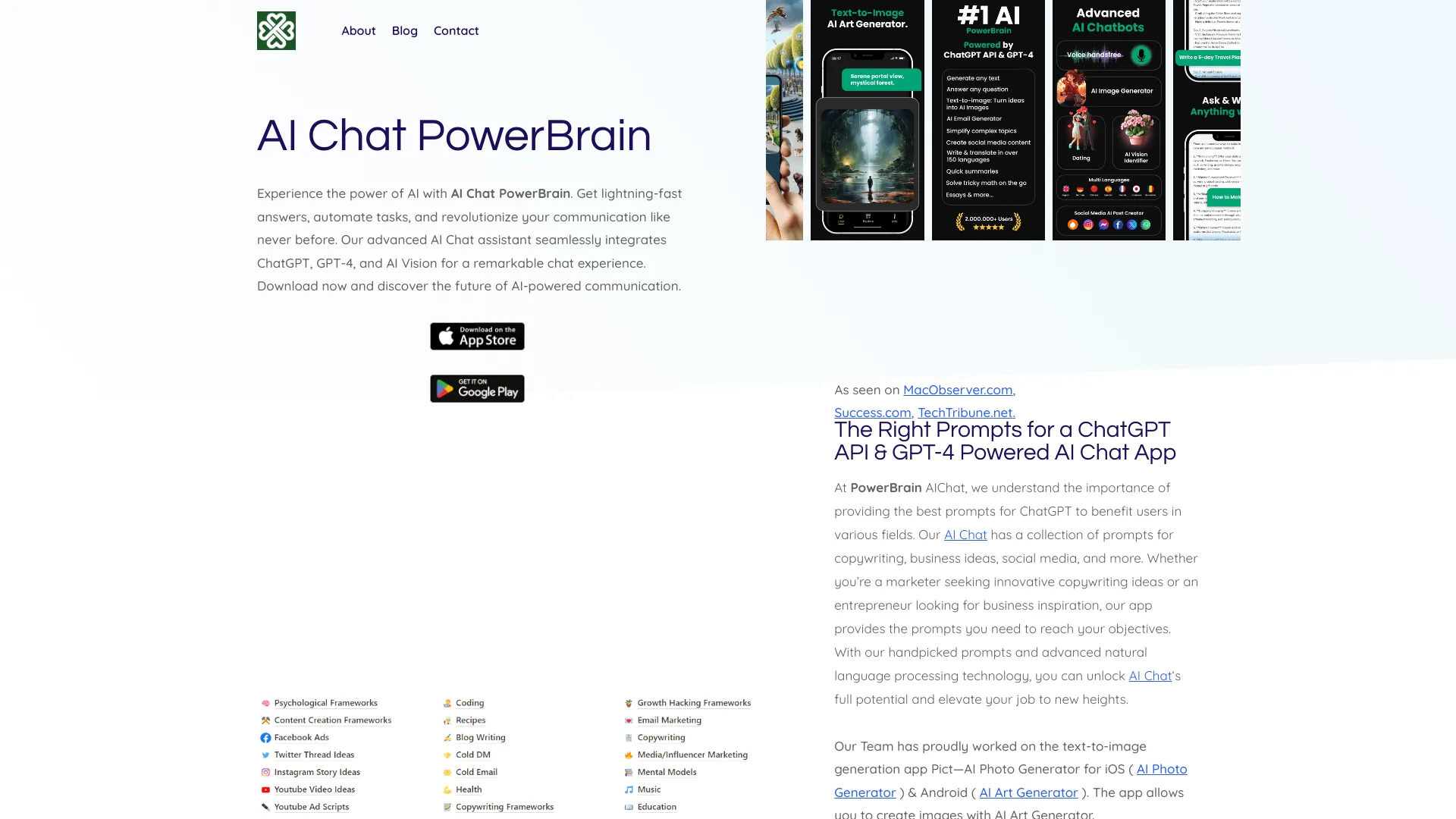 PowerBrain AI Chat logo