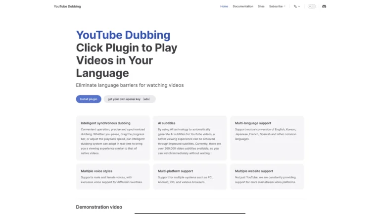 Innovative Youtube Dubbing AI Tool Review