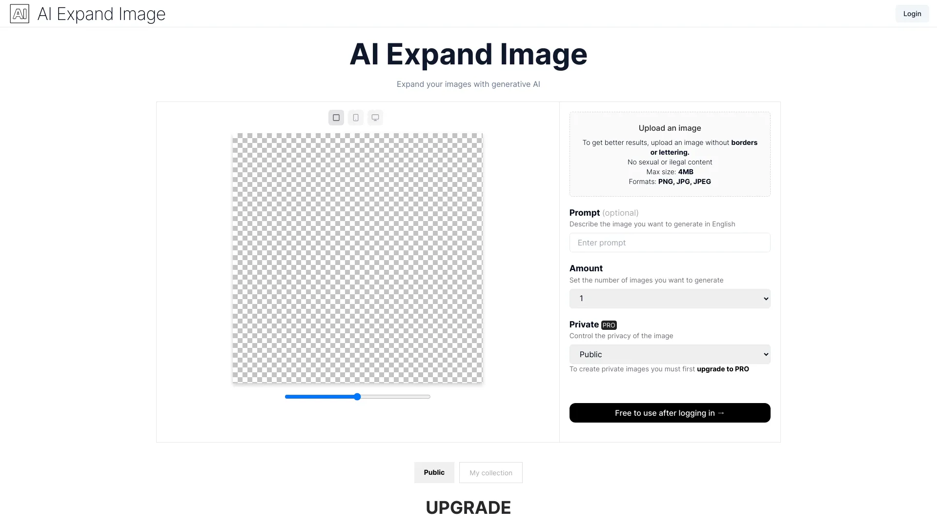 AI Expand Image logo