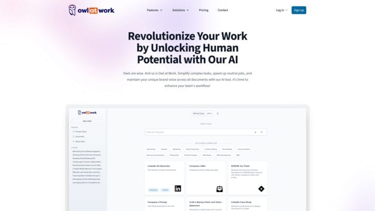 Top Owl At Work AI Tool Review