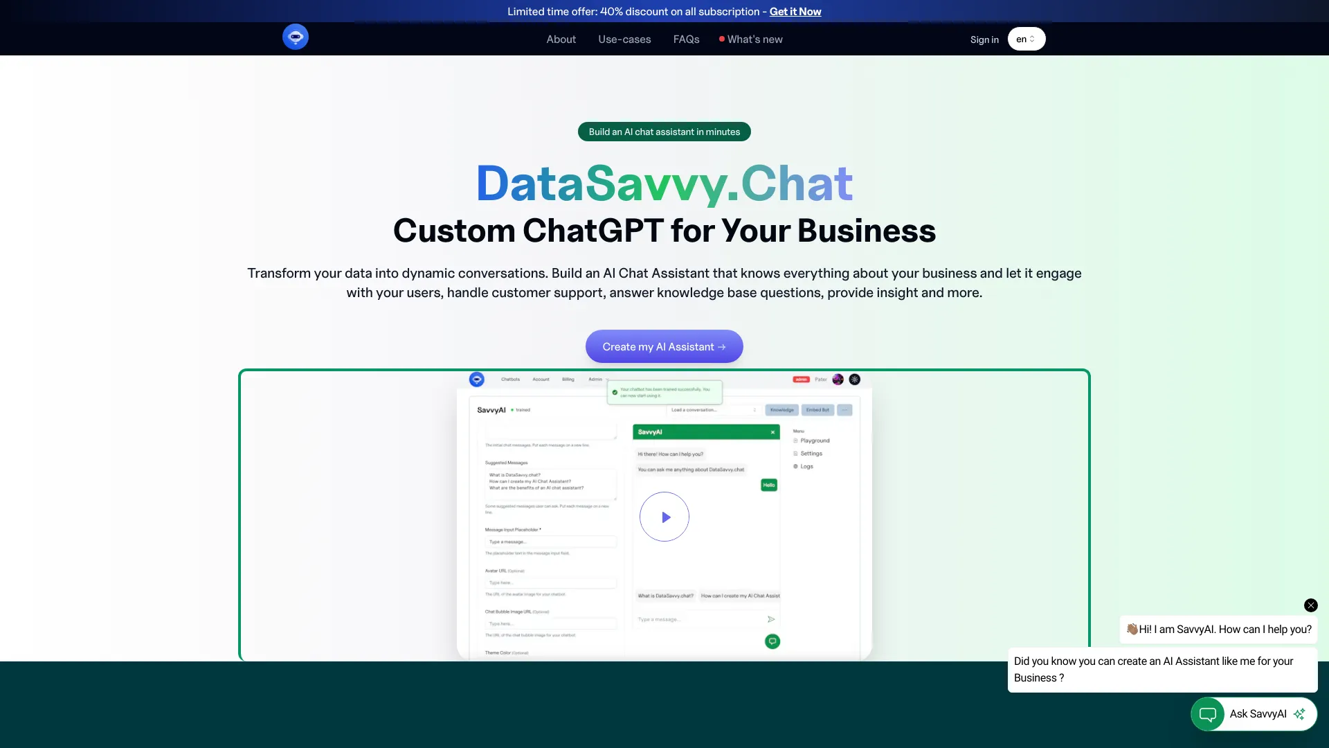 DataSavvy.chat logo