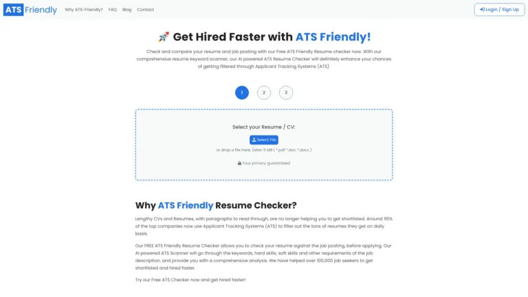 Innovative Atsfriendly.com AI Tool Review