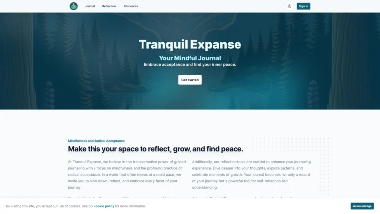 Innovative Tranquil Expanse AI Tool Review