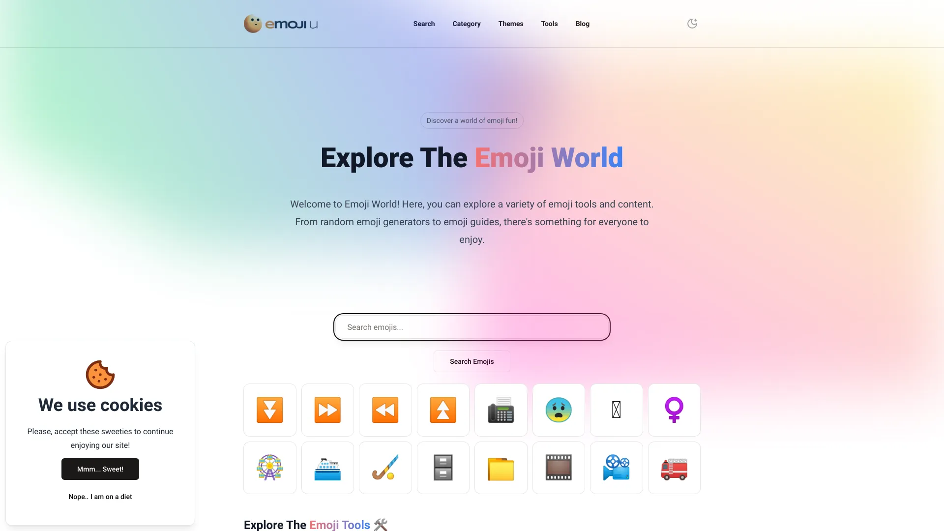 Emoji World logo