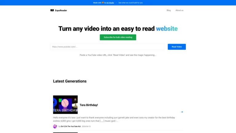 Advanced Exporeader AI Tool Review