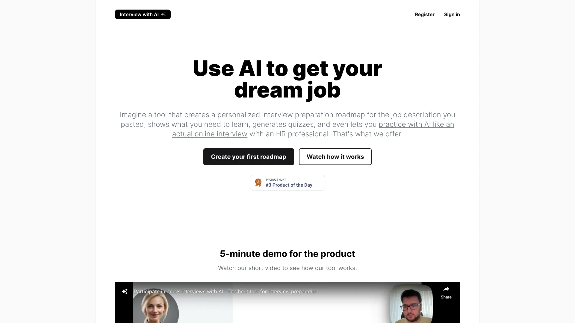 Interview with AI logo