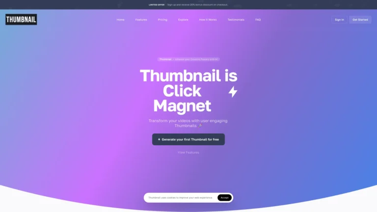 Powerful Thumbnail.bot AI Tool Review