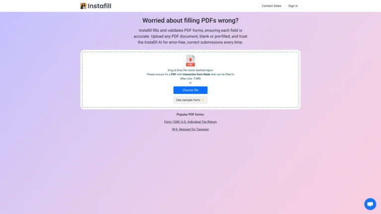 Advanced Instafill.ai AI Tool Review