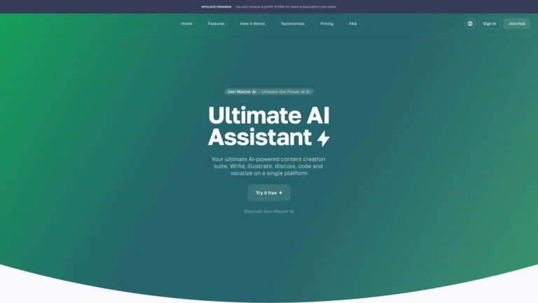Trending Gen Master AI AI Tool Review