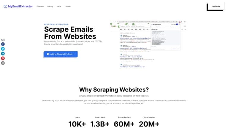New My Email Extractor AI Tool Review