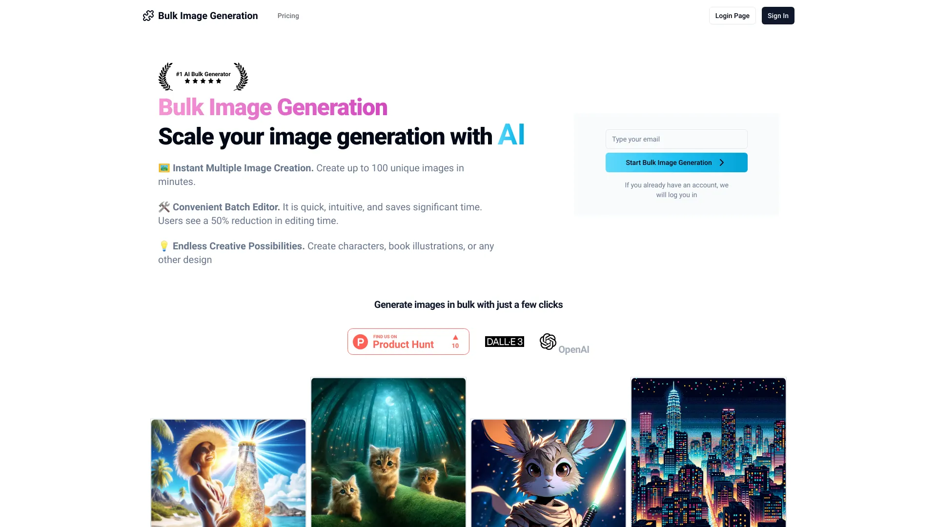 Bulk Image Generation logo