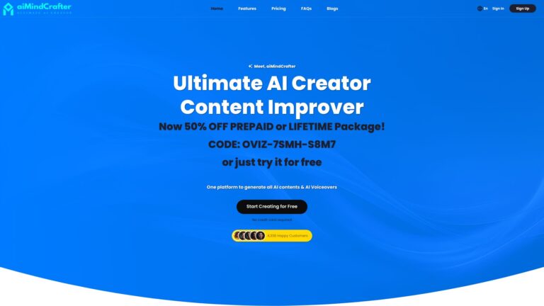 Popular AImindcrafter AI Tool Review