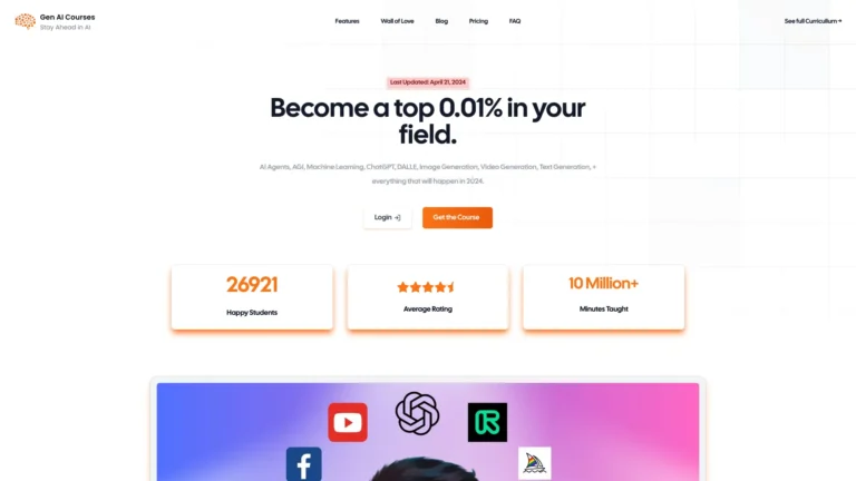 Trending Genai Courses AI Tool Review