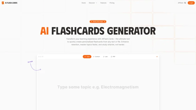 Smart AIflash.cards AI Tool Review