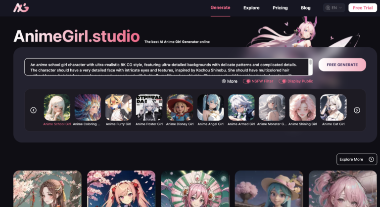 Trending AI Animegirl.studio AI Tool Review