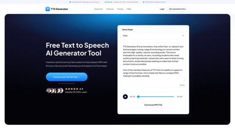 Trending Tts AI Tool Review