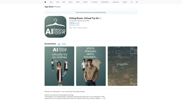 Smart Fitting Room AI Tool Review