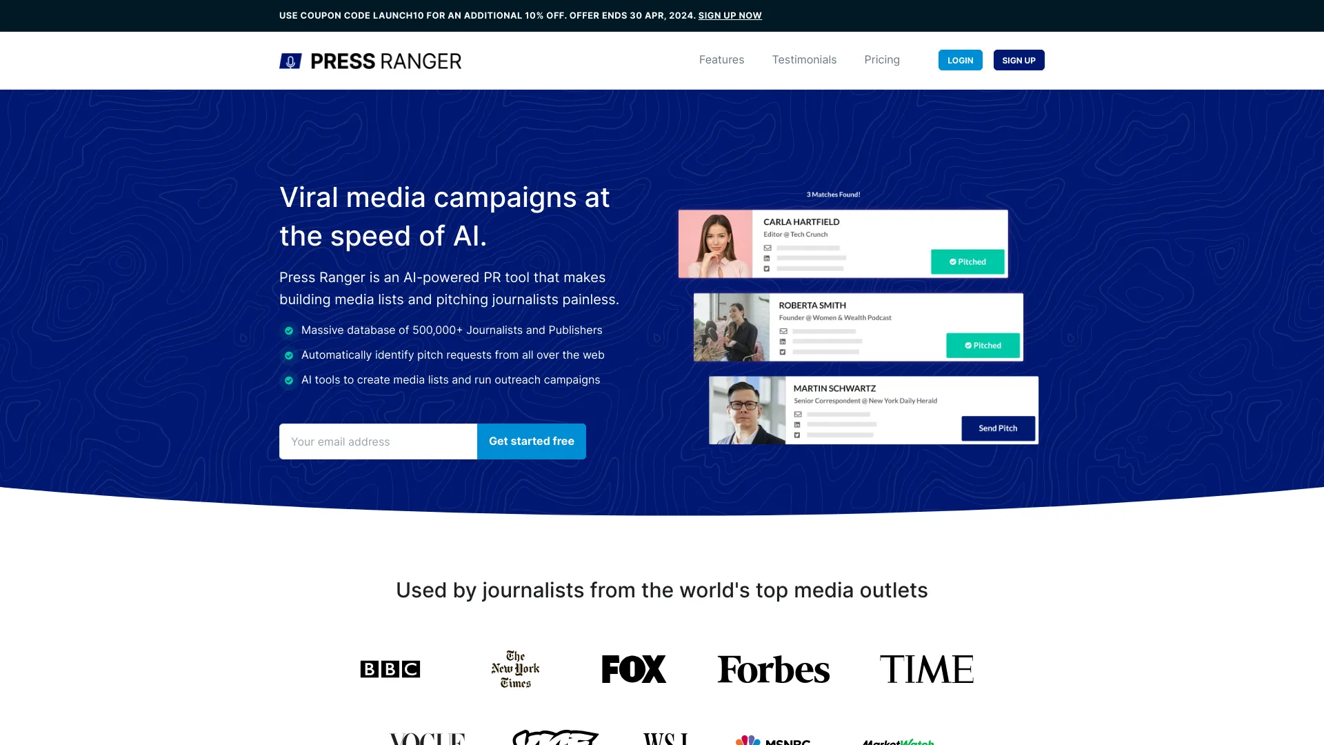 Press Ranger logo
