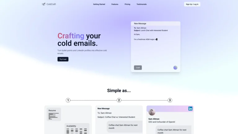 Popular Coldcraft AI Tool Review