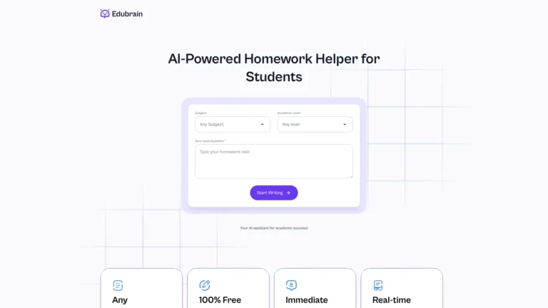 Advanced Edubrain.ai AI Tool Review