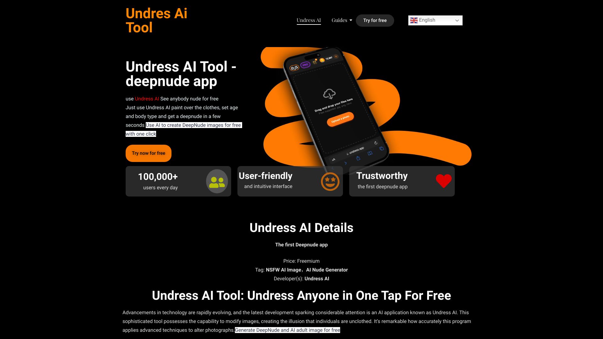 Undressaitool logo