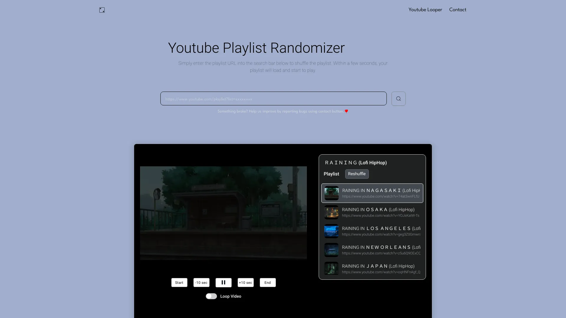 Playlist Randomizer logo
