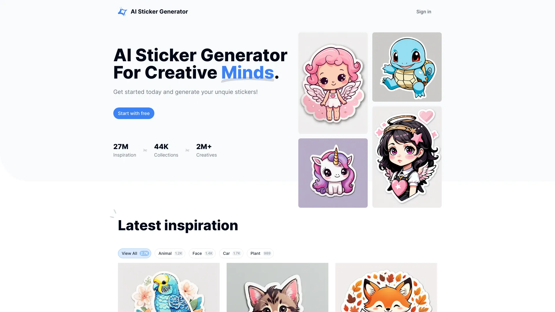AI Sticker Generator logo
