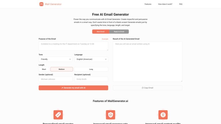 New Mailgenerator.ai AI Tool Review