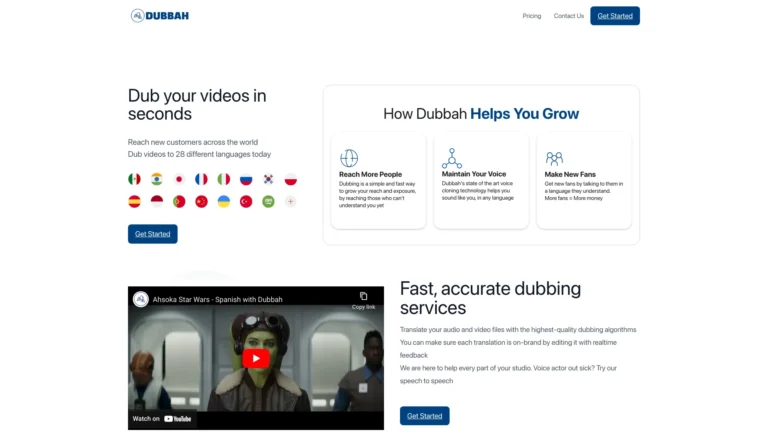 Best Dubbah AI Tool Review