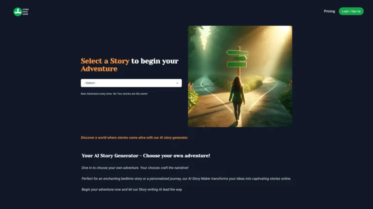 Free Storypathgame AI Tool Review