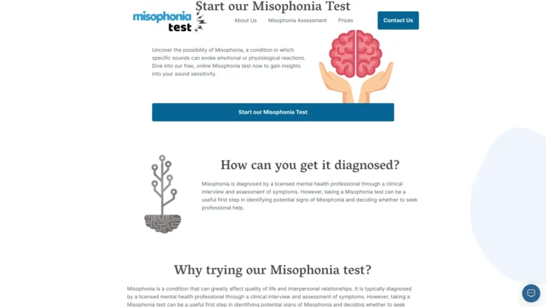 Smart Misophonia Test AI Tool Review
