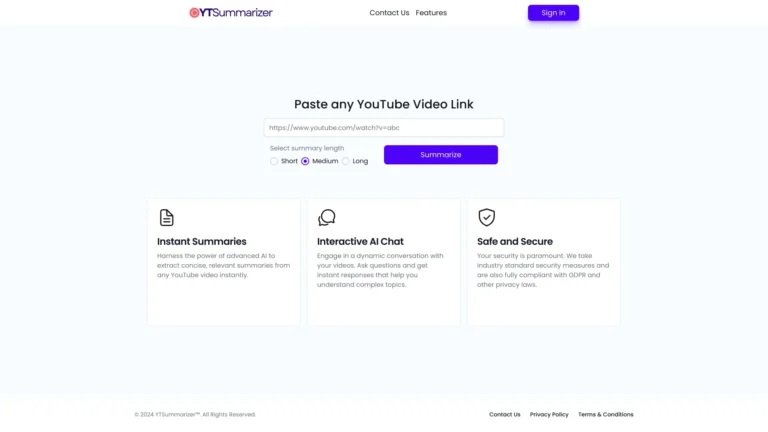 Innovative Ytsummarizer AI Tool Review