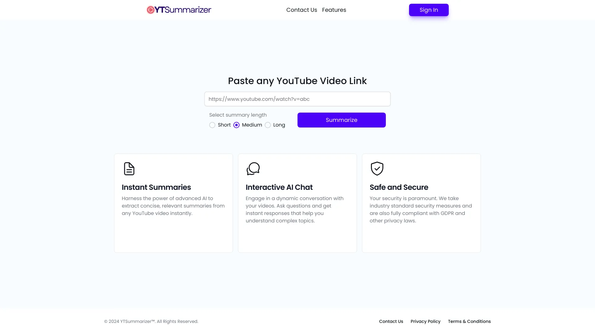 YTSummarizer logo