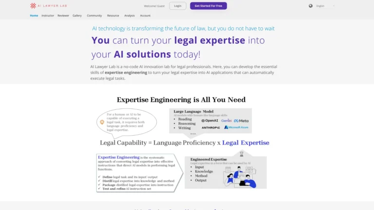 Advanced AI Lawyer Lab AI Tool Review