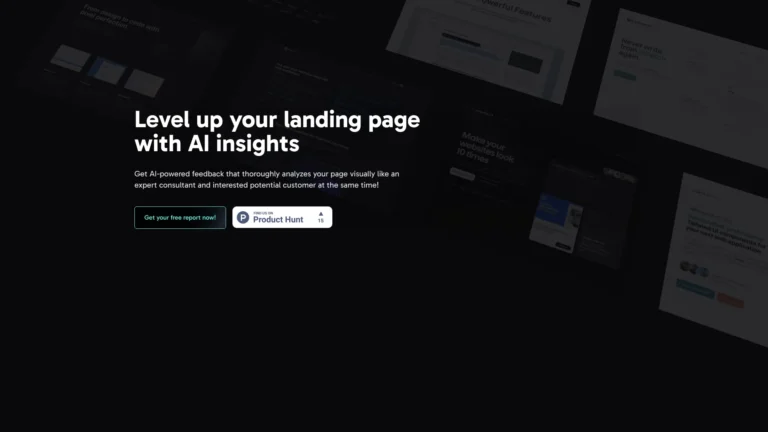 Trending Landing.report AI Tool Review