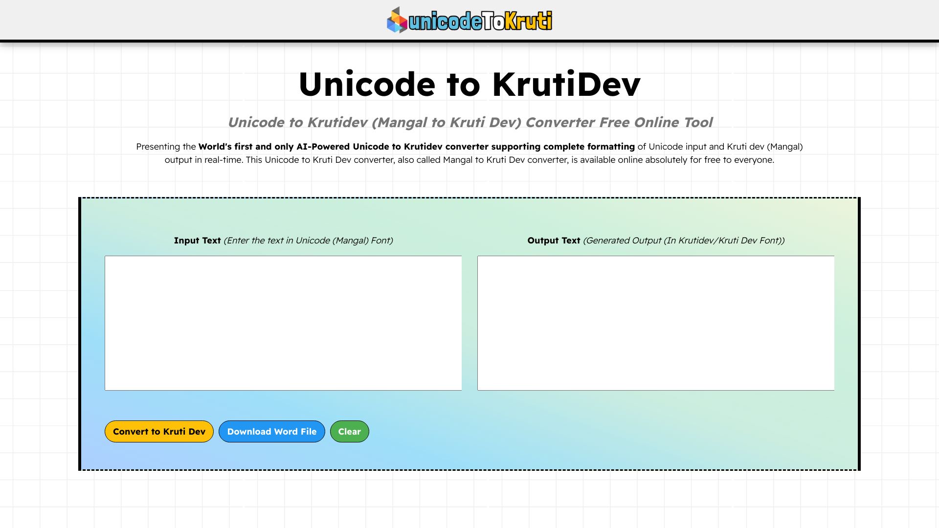 unicodetokruti.com logo