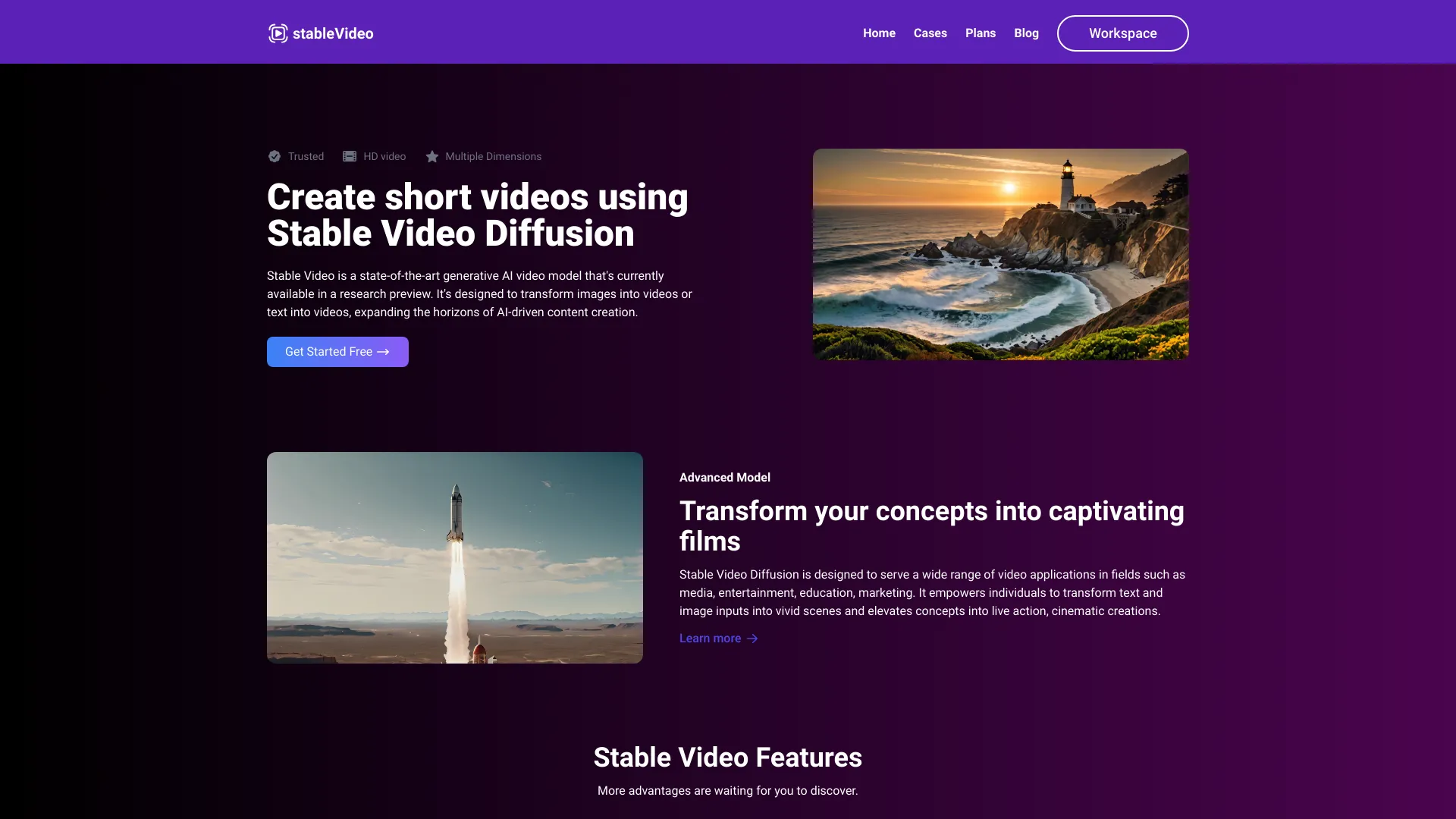 Stable Video logo