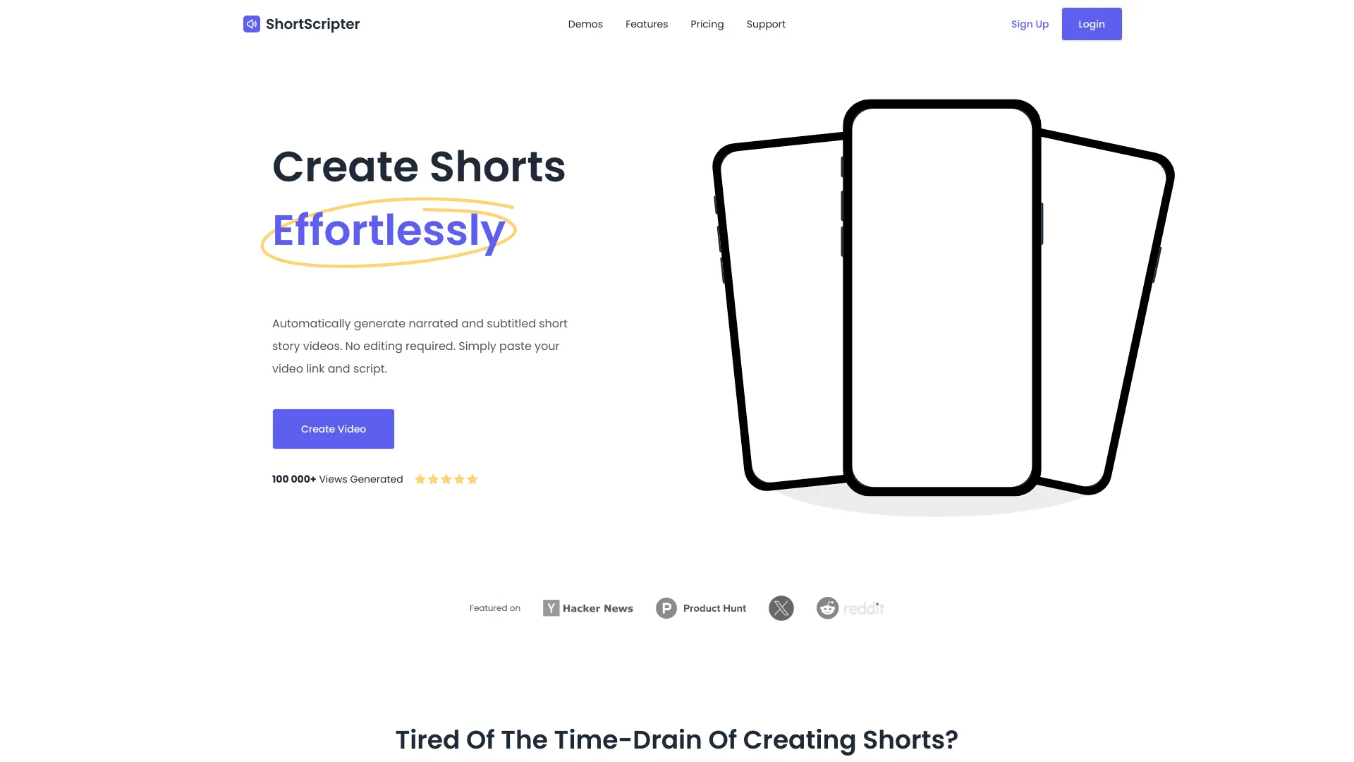 ShortScripter logo